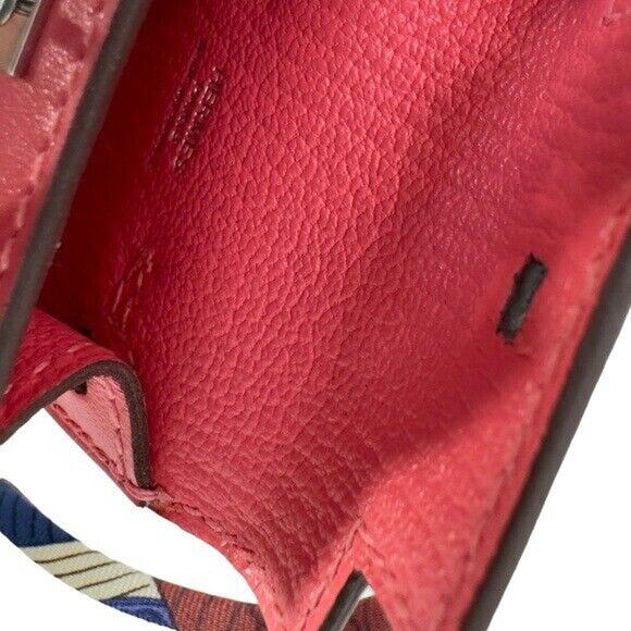Hermès Rose Lipstick Mini Kelly Twilly Bag Charm - Picture 4 of 7